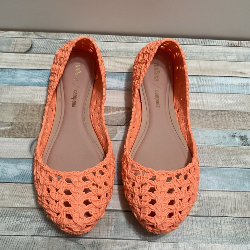 Melissa Campana Crochet Jelly  Flats - Picture 3 of 10